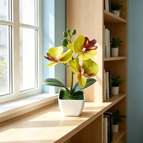 Orchidée papillon artificiel - orchidée,